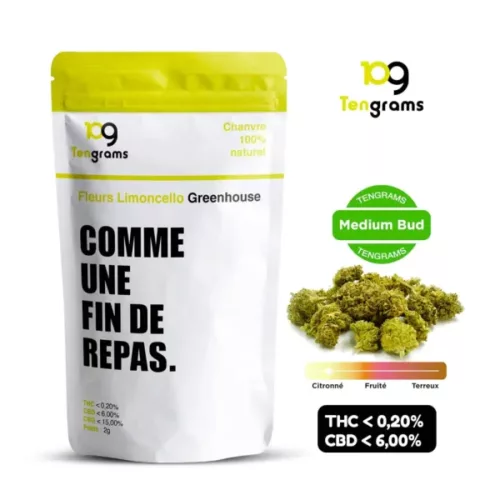 Fleurs de CBD Limoncello Greenhouse – 2g